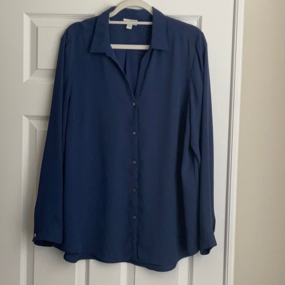 J. Jill Blouse - Button Down V-Neck